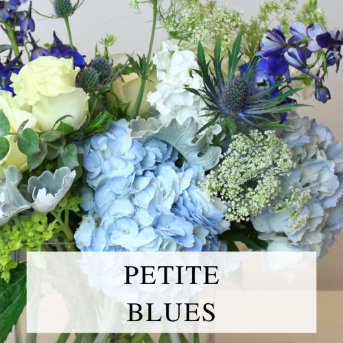 Petite Blues & Ivory Bouquet